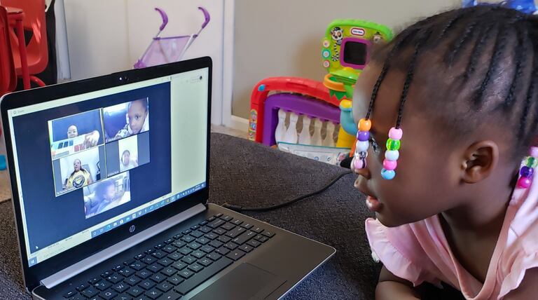 Hugs and snack time over video: How Indianapolis preschools go virtual