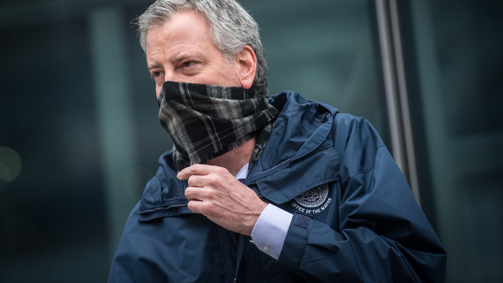 Mayor Bill de Blasio welcomes military medical personnel arriving in New York City.
