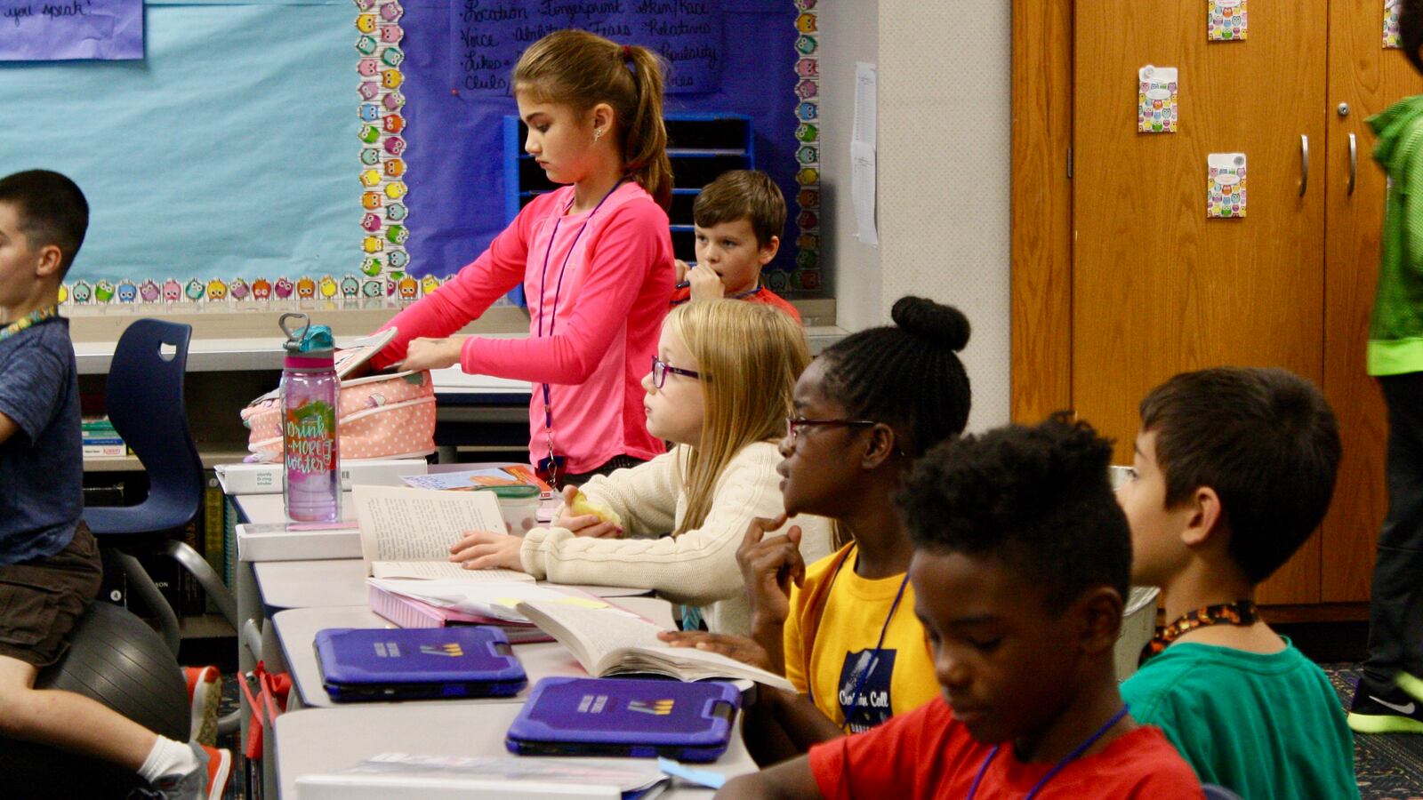 Students at Robey Elementary School in Wayne Township.