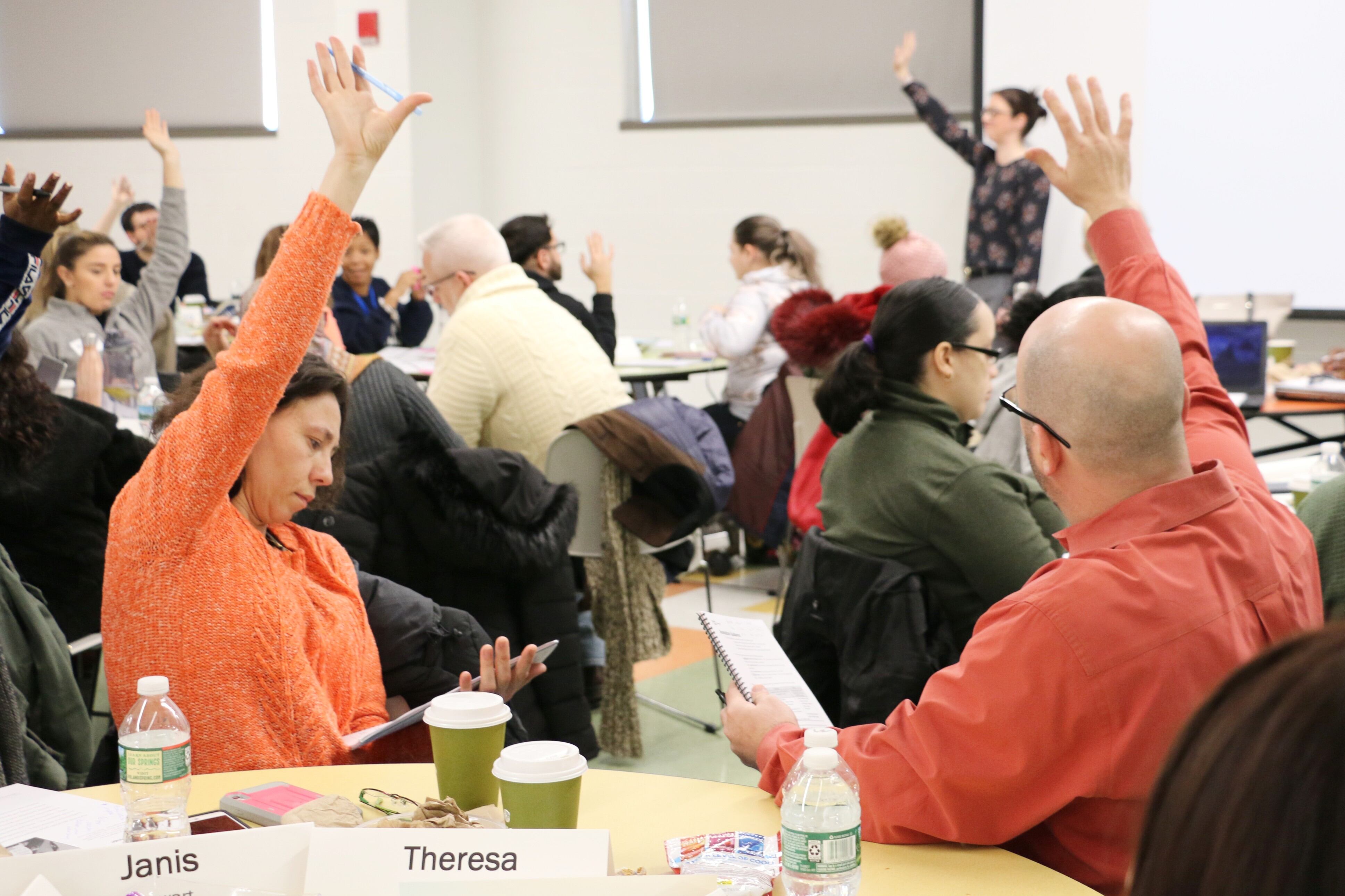 Dozens of Newark Public Schools teachers from the city's North Ward attended a training Wednesday led by the Uncommon Schools charter network.