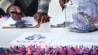 Mock elections, real registrations: Indiana students take part in voting