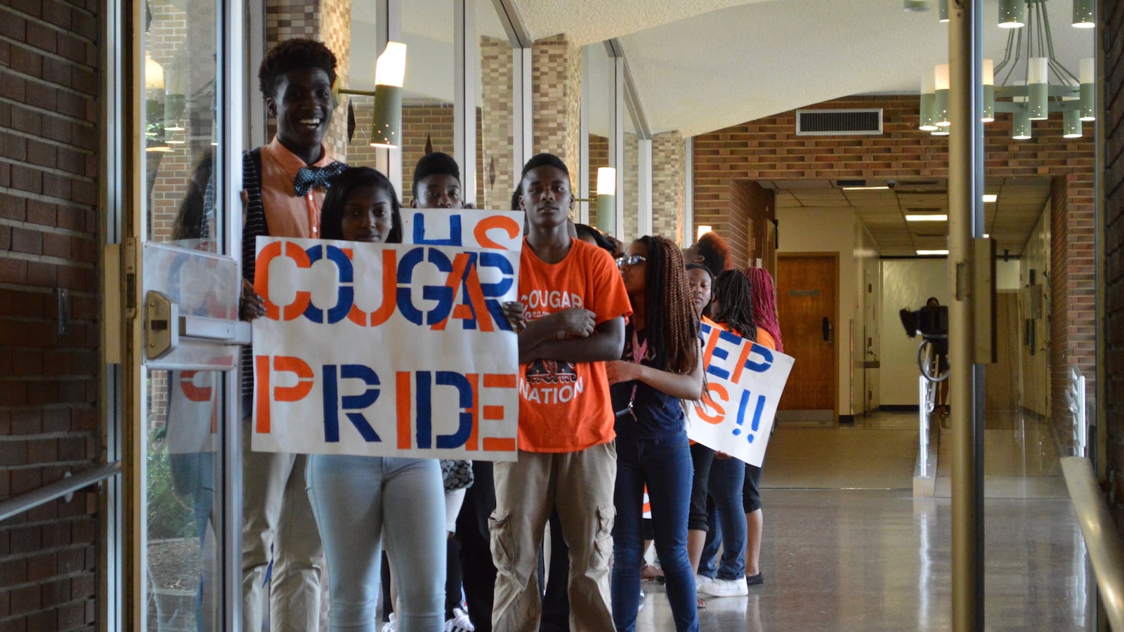 Northside High School students gathered in April to protest the closure of their school.