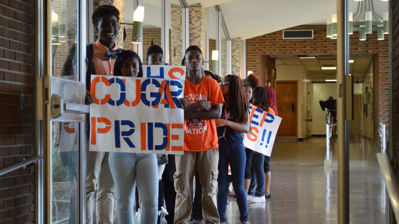 Northside High School students gathered in April to protest the closure of their school.