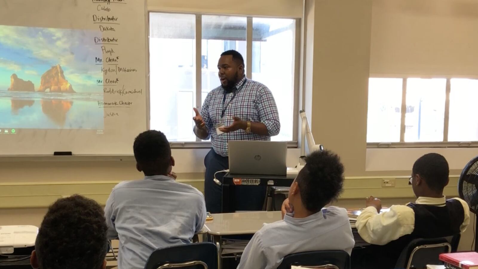 Teacher Tim Green travels to several schools to teach students how to express their emotions in a healthy way.