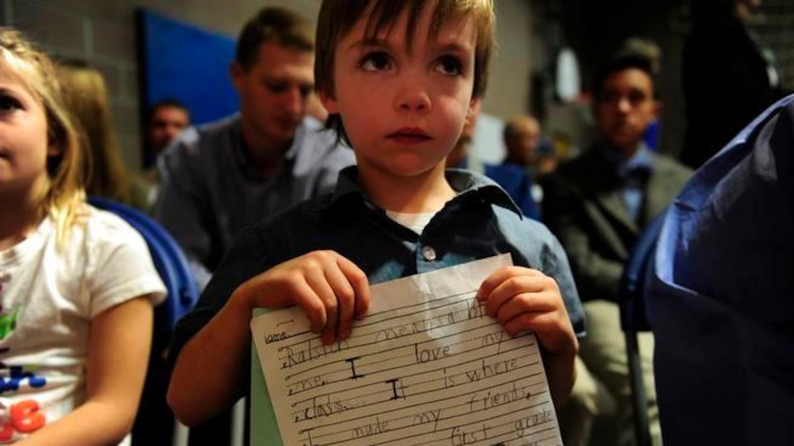 A student at Ralston Elementary School in Golden.