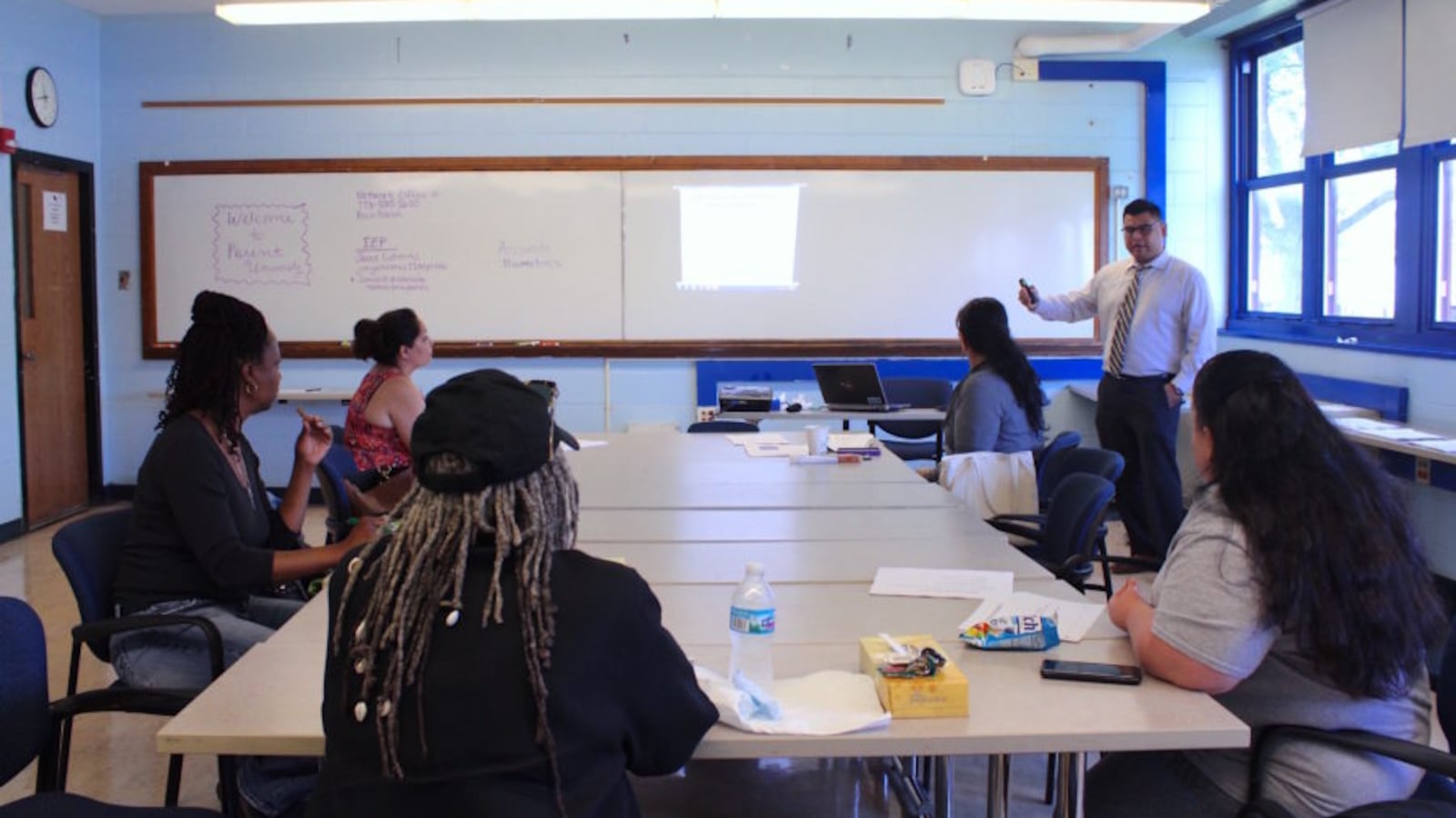 Members of a Chicago local school council during a summer training in June 2018.