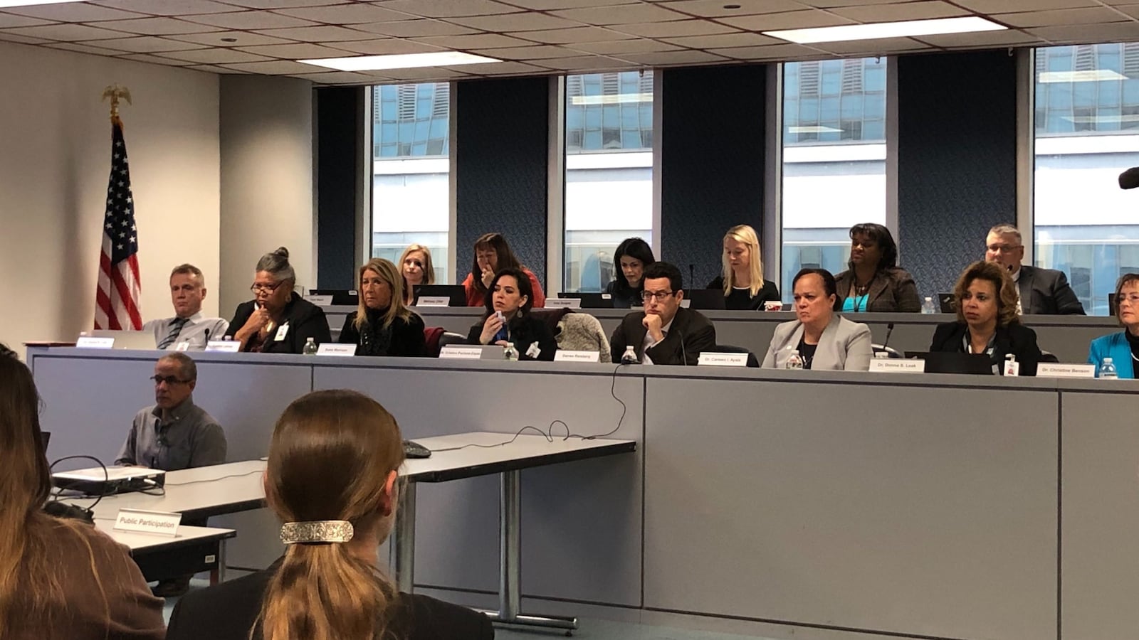 Illinois state board members at the Nov.ember 2019 board meeting.