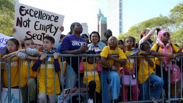Did NYC charter schools force families to rally? State senators want an investigation.