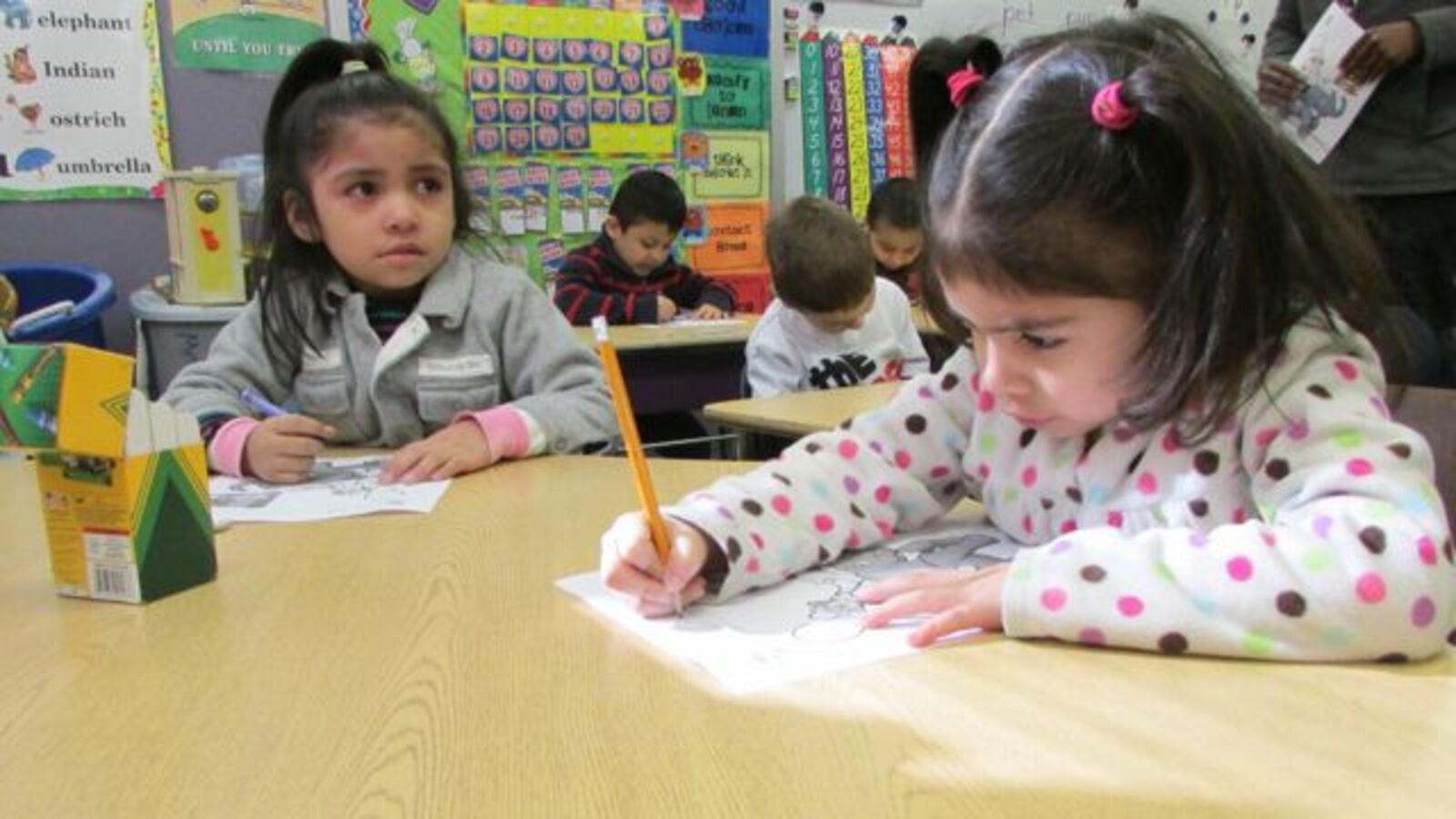 Preschoolers at Shepherd Community Center.