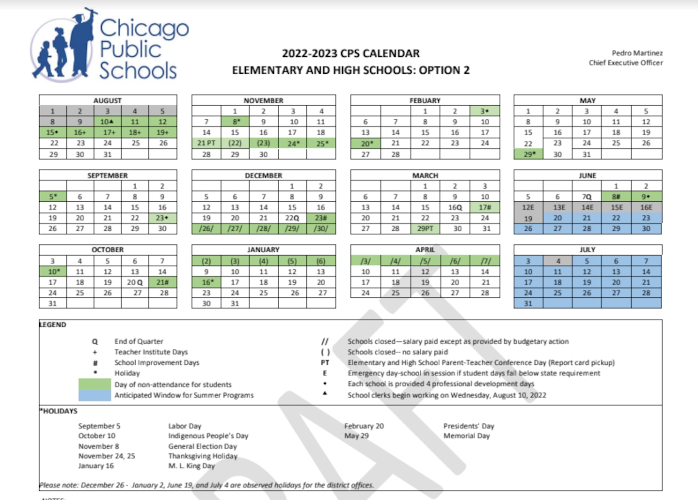 Chicago Public Schools asks parents to weigh in on academic calendar