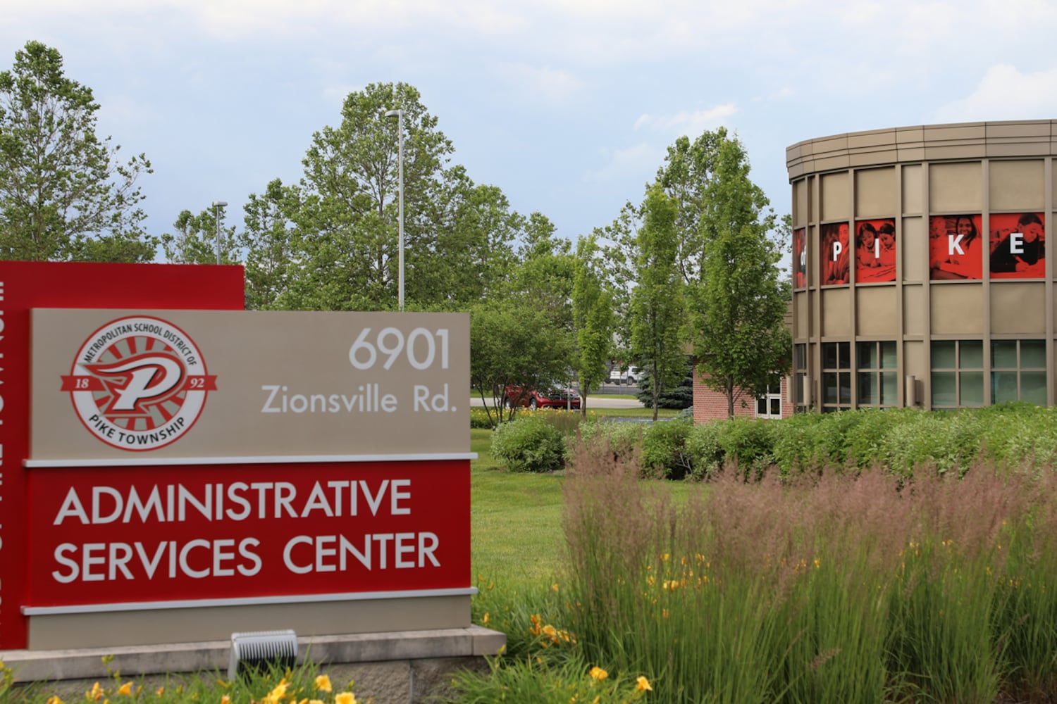 Sign outside building