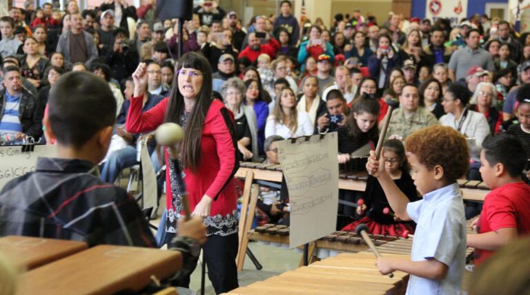 Why this award-winning music teacher says she couldn’t live without her ‘slow it down machine’