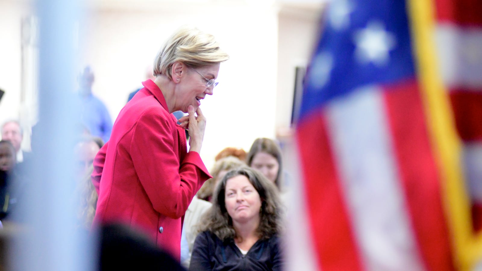 Sen. Elizabeth Warren speaks at a town hall with members of the American Federation of Teachers in Philadelphia in May 2019.