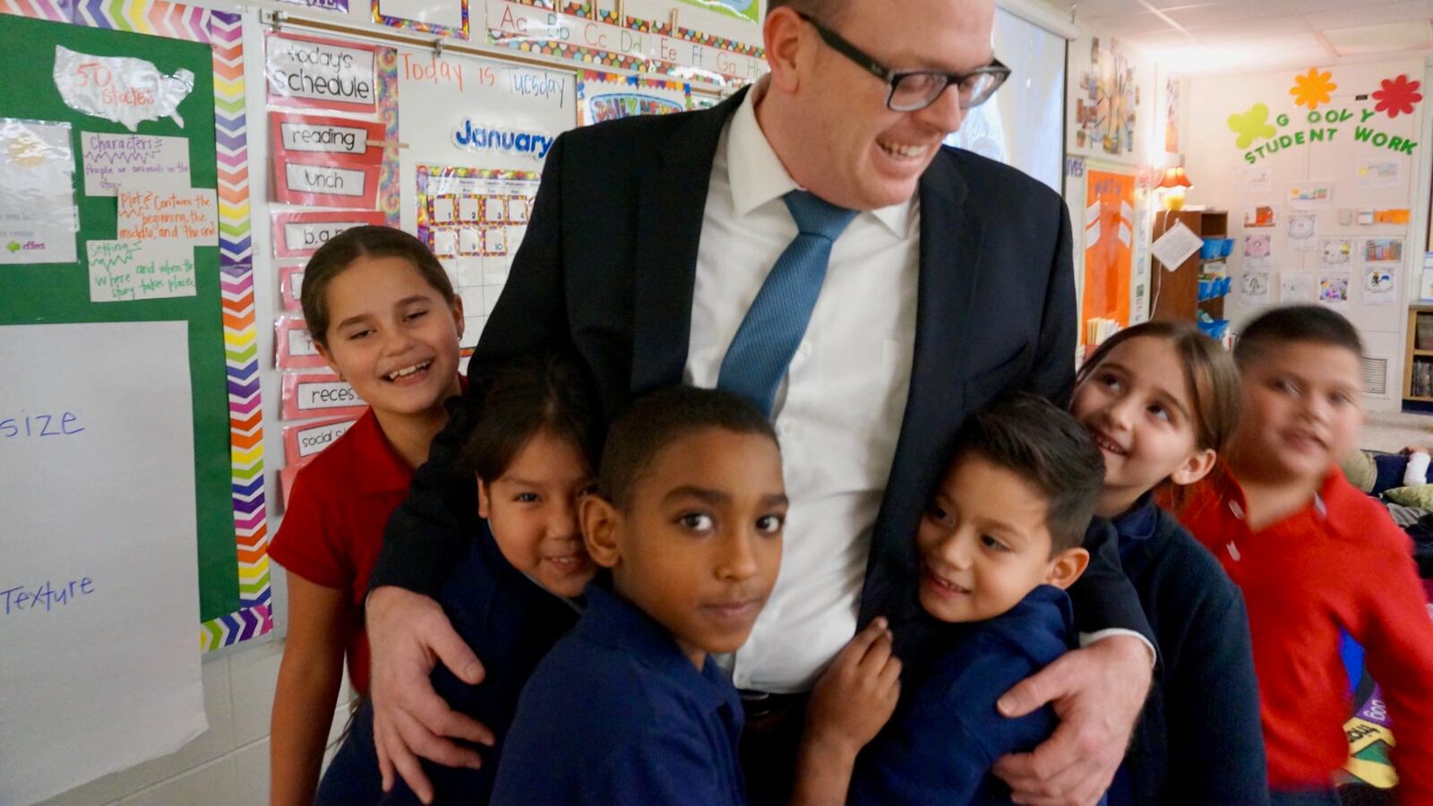 Principal Ross Pippin took over leadership at School 15 last spring. He joined the school as a teacher in 2008.