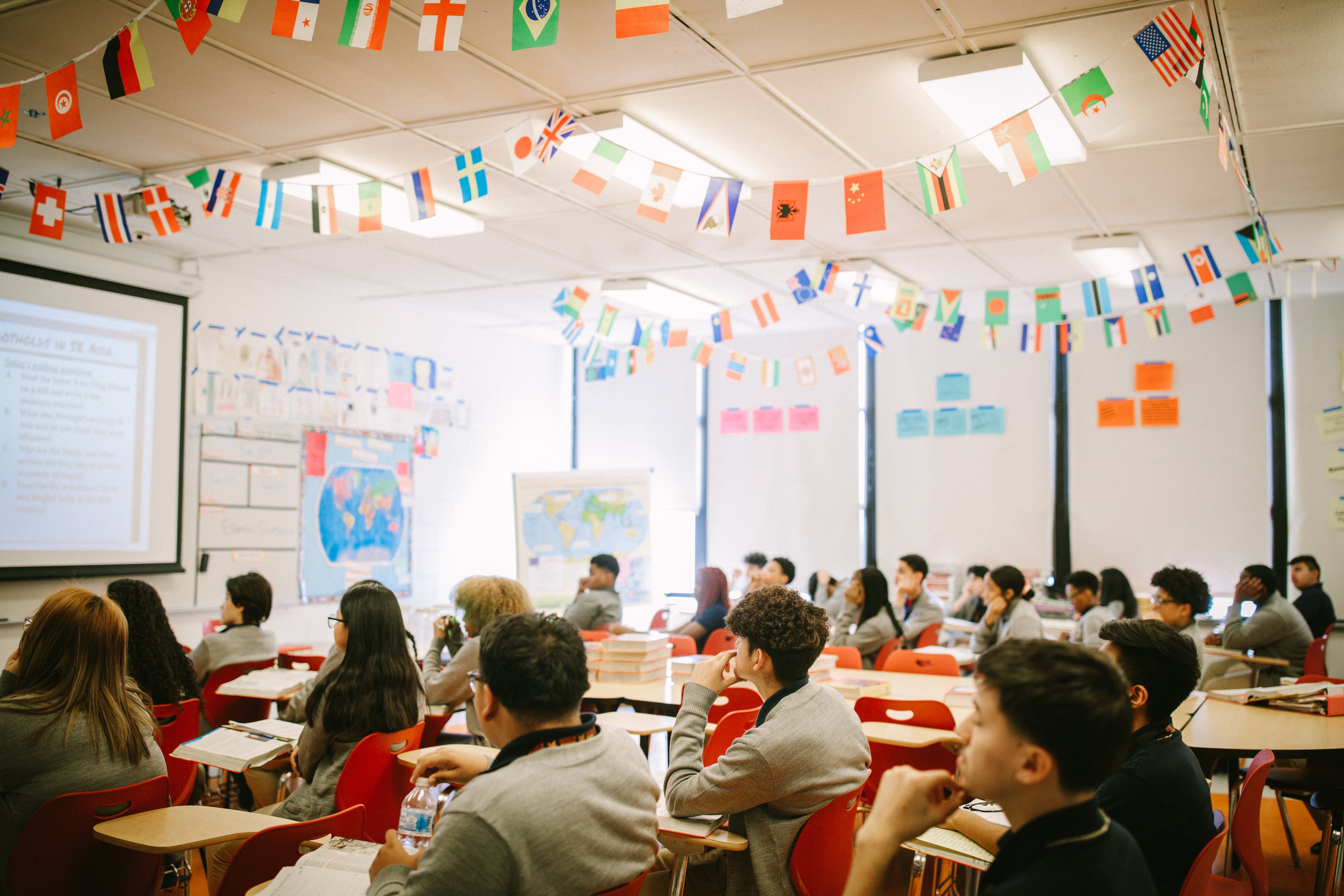 An in-person Noble classroom.