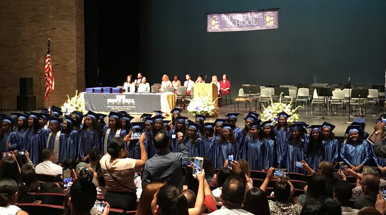 ‘We’re going to move the agenda’: Chancellor Carranza speaks at graduation for top screened middle school