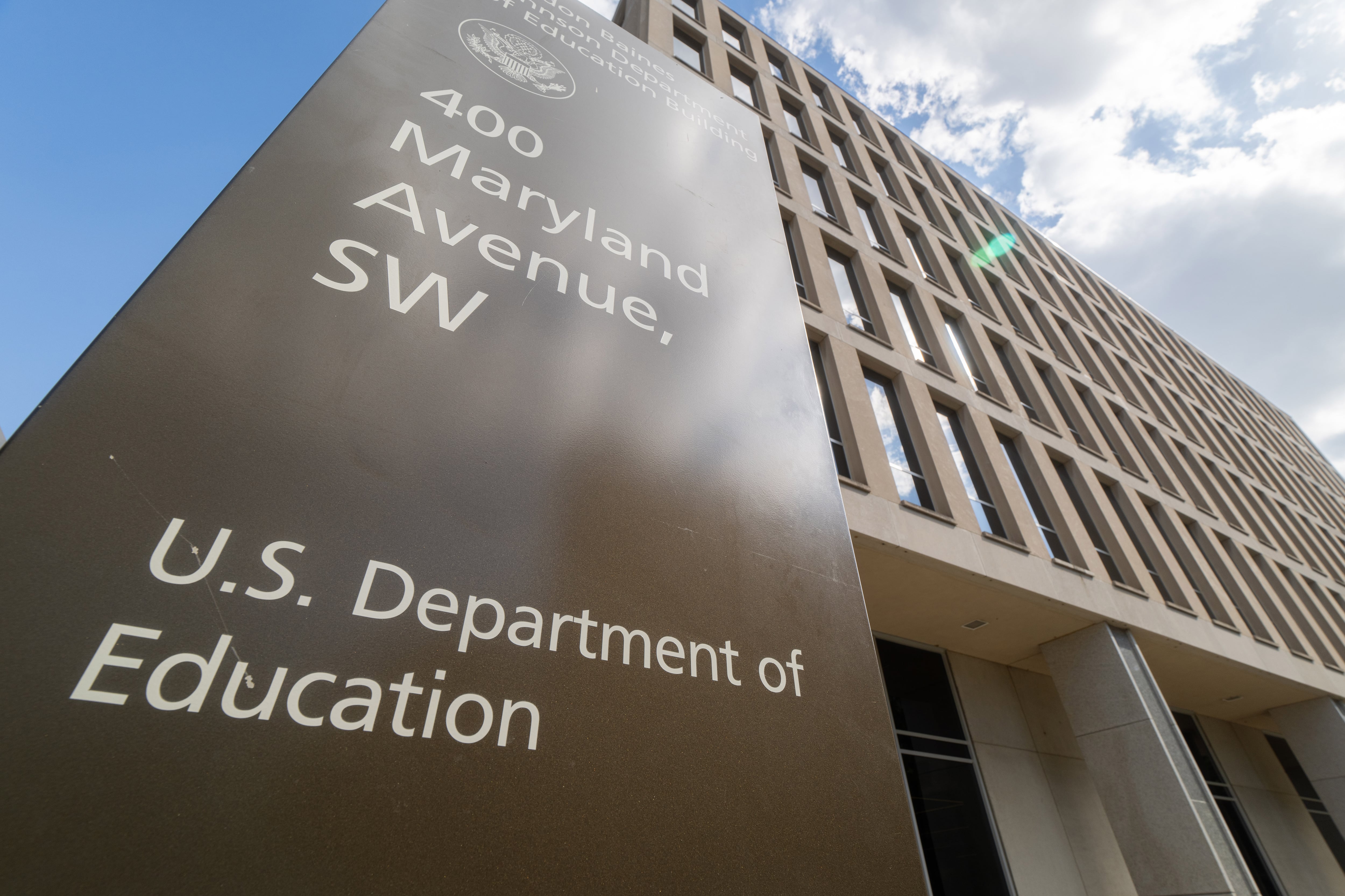 The outside of a official building