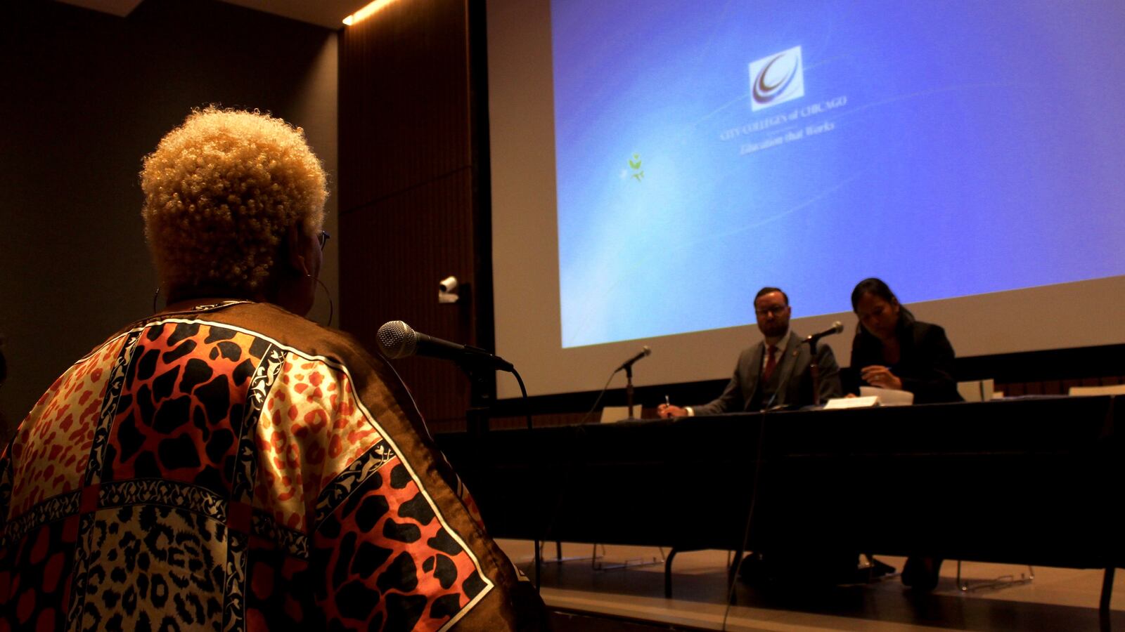 Community members gave passionate testimonies at a public hearing at Malcolm X College for the proposed capital budget.