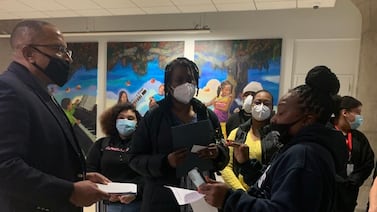 Parents, students, teachers at Philly’s Paul Robeson High protest building conditions