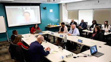 What did the Denver school board discuss during a closed-door meeting after the East shooting?