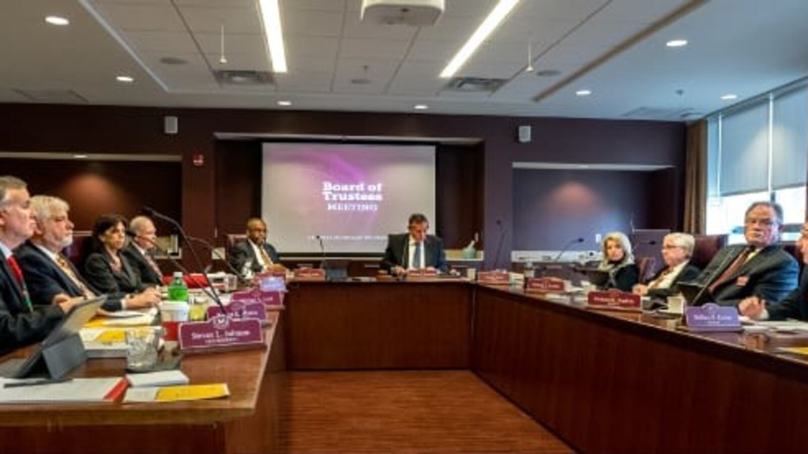 The Board of Trustees for Central Michigan University make decisions on authorizations.