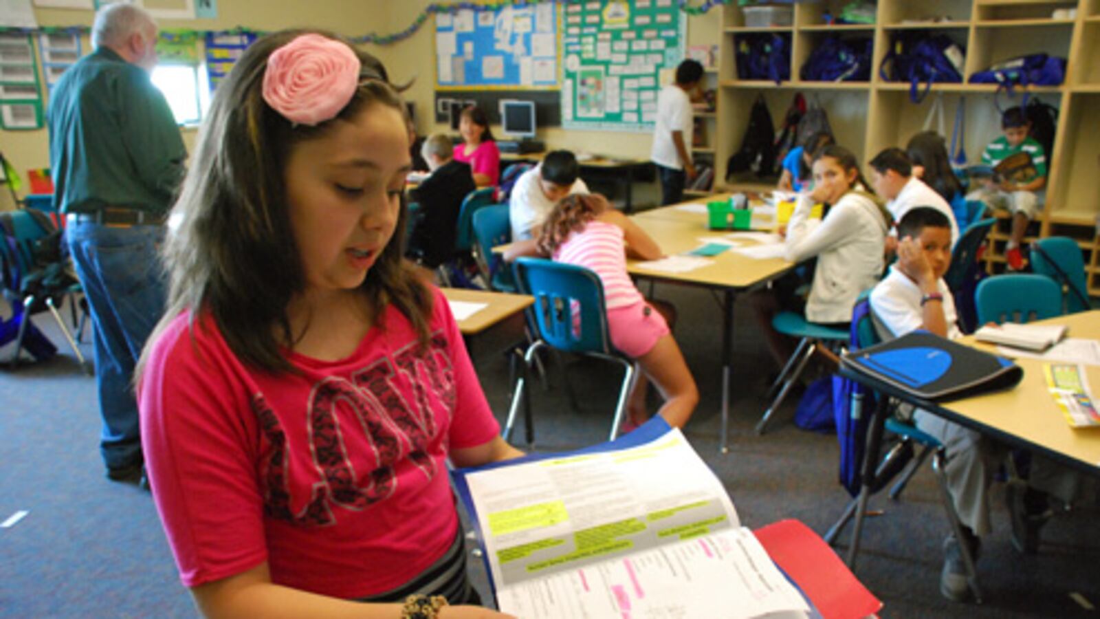 A student at Westminster’s Hodgkins Elementary in 2013.