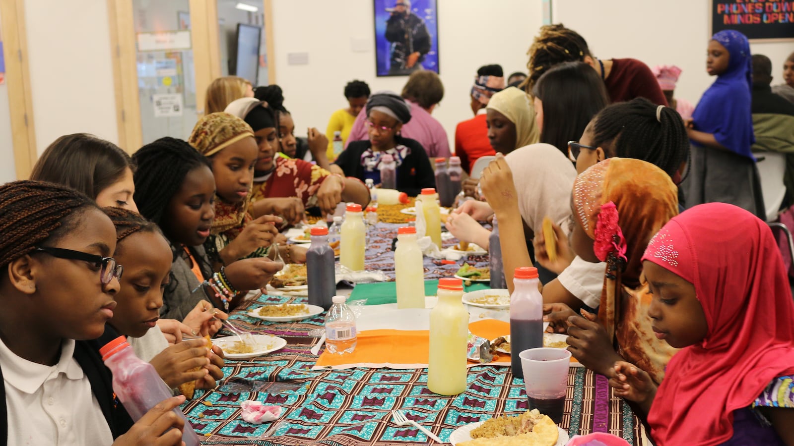 Children's Aid College Prep Charter School hosts regular events for its African families, one way the Bronx school tries to make sure immigrants are welcomed and served well.