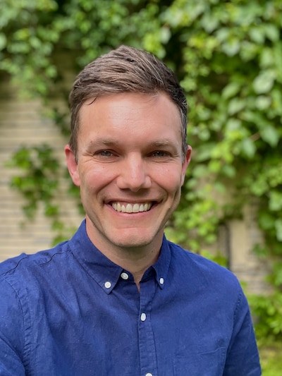 A headshot of Matt Vriesman, Michigan History Teacher of the Year.