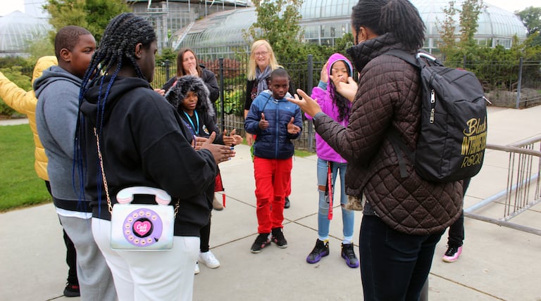 At a Detroit park, a weeklong lesson on nature feeds students’ curiosity