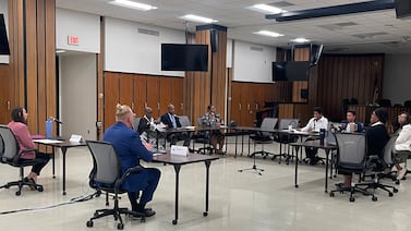 Chris Bultman and Lindsey Cornett interview for vacant District 4 seat on IPS school board