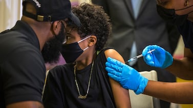 COVID vaccination rates low for Black and Latino children in Illinois
