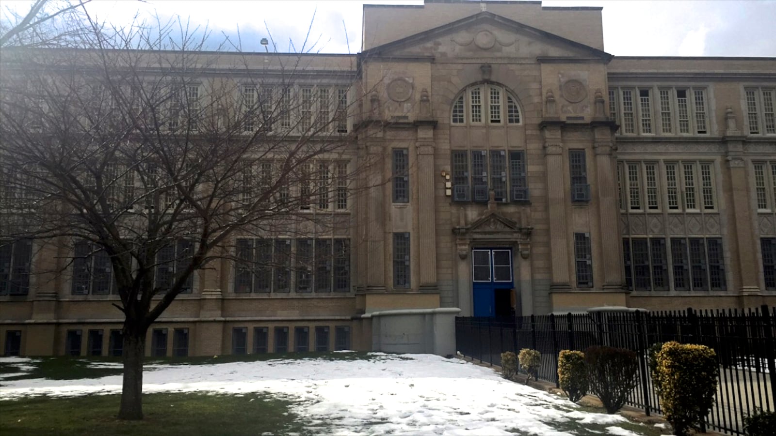 Students who work overnight jobs sleep for just a few hours before heading into classes at a Queens high school.