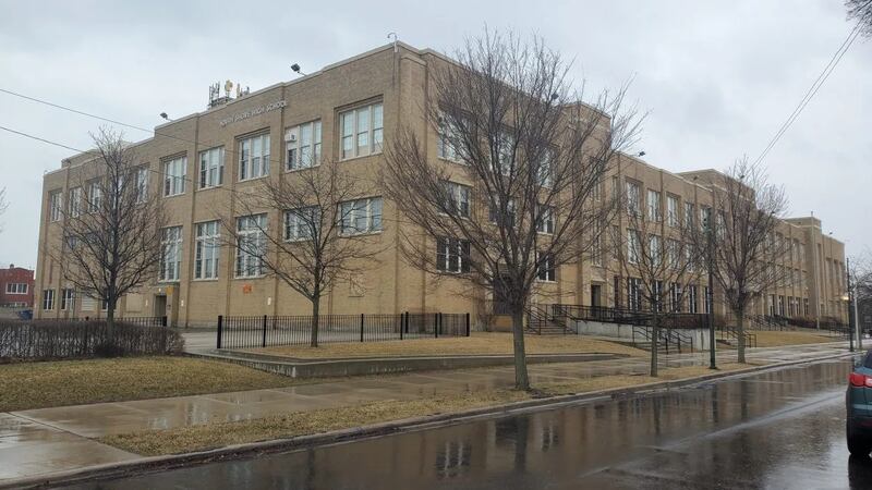 The former South Shore High School, 7627 S. Constance Ave.