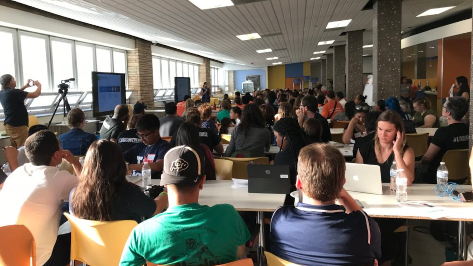 More than 100 people gathered at Abraham Lincoln High School to give feedback on the Denver superintendent search.