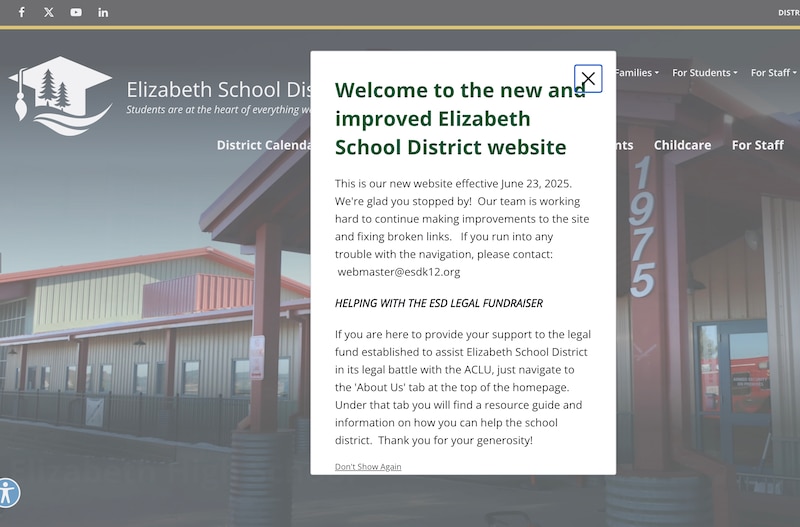 Screen grab of a website.