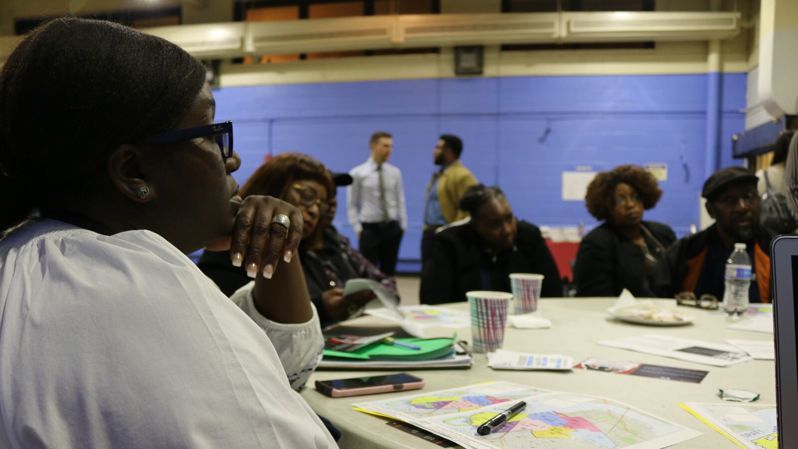Community members gathered in Gowanus to learn about a proposed elementary school rezoning that could help relieve overcrowding and integrate District 15 schools.