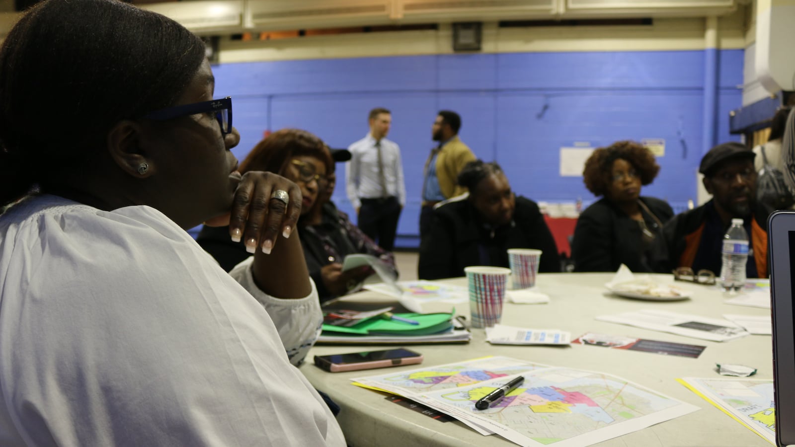 Community members gathered in Gowanus to learn about a proposed elementary school rezoning that could help relieve overcrowding and integrate District 15 schools.