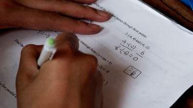 Girls’ test scores in math are down and so is their 8th grade algebra enrollment