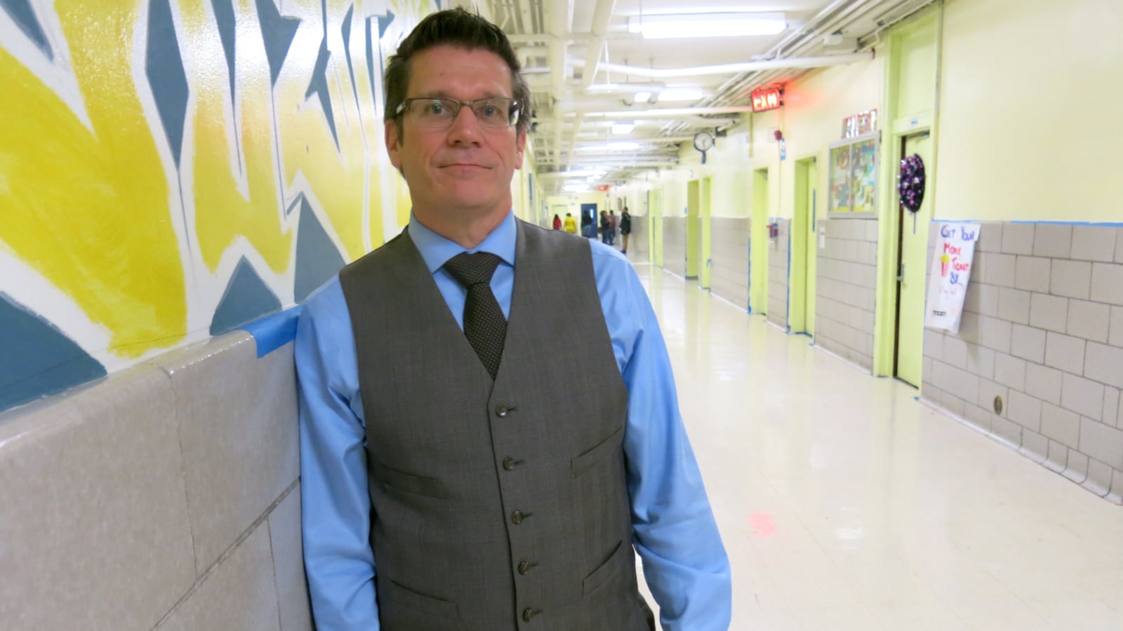 Principal James Waslawski designed New Directions Secondary School for middle school students who are overage and off track.