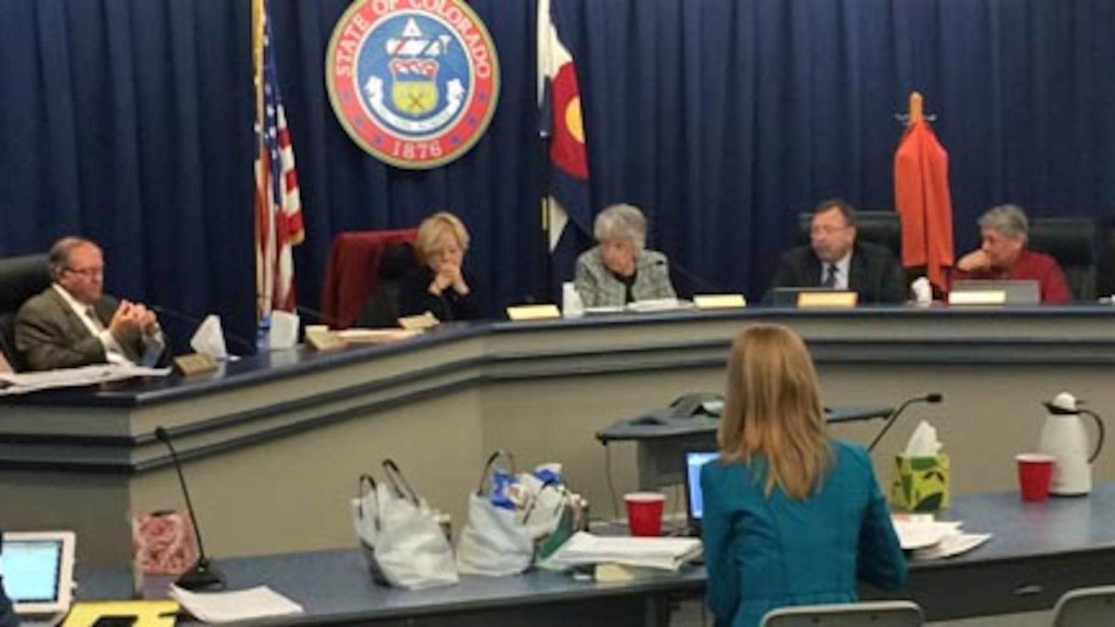 State Board of Education meeting on Feb. 19. 2015.