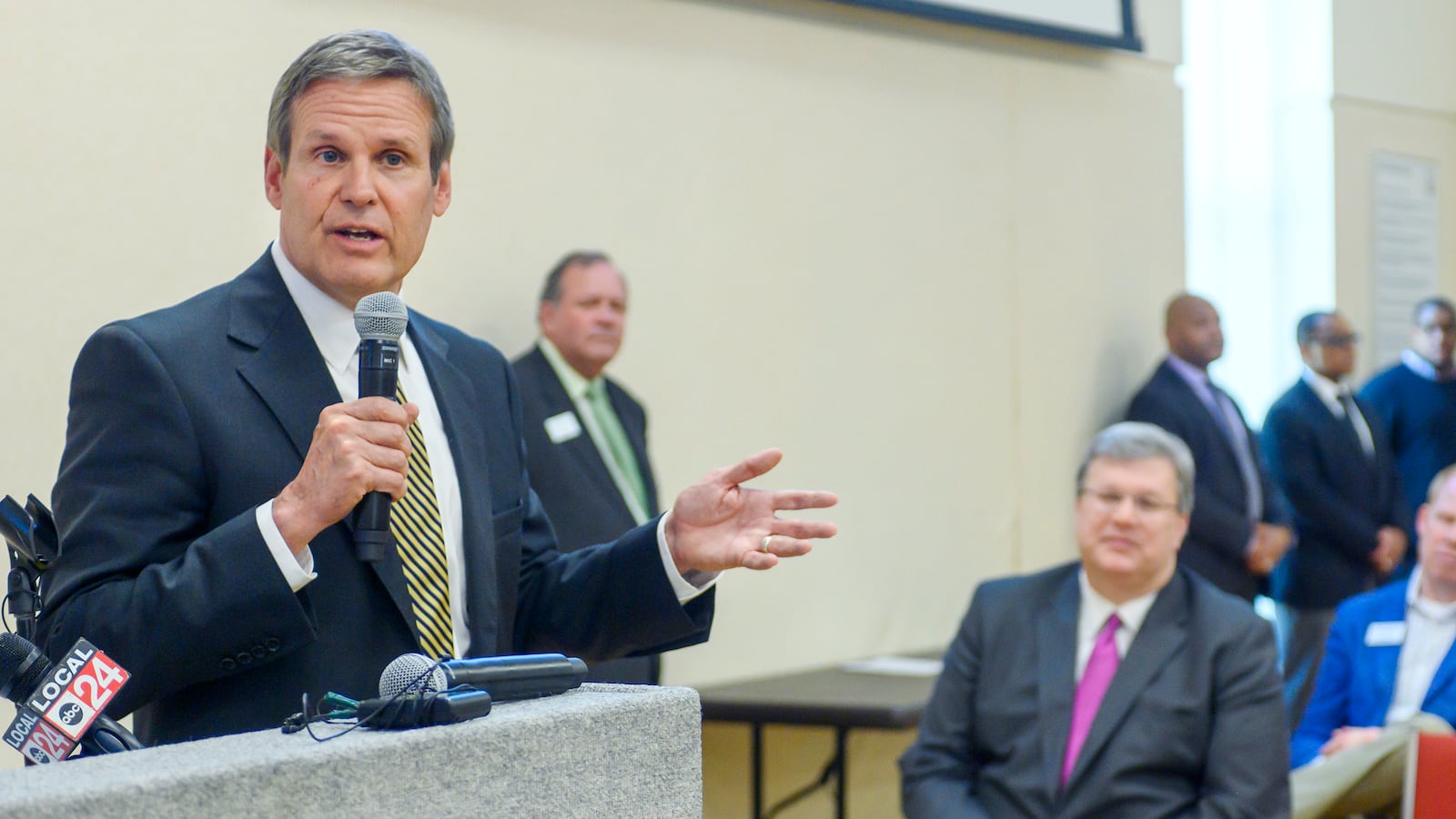 Gov. Bill Lee came to Memphis to announce a new certification program for construction jobs for Shelby County Schools students.