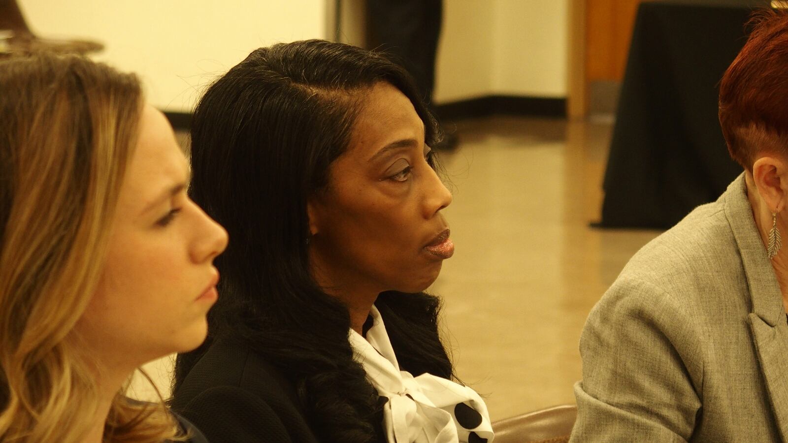 Shelby County Schools demoted Hamilton High School Principal Monekea Smith last year for giving another employee her login credentials and not ensuring student grades were accurate. Smith says the grades were accurate.