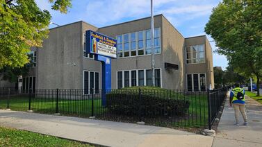 Why does this West Side high school have only 33 students?