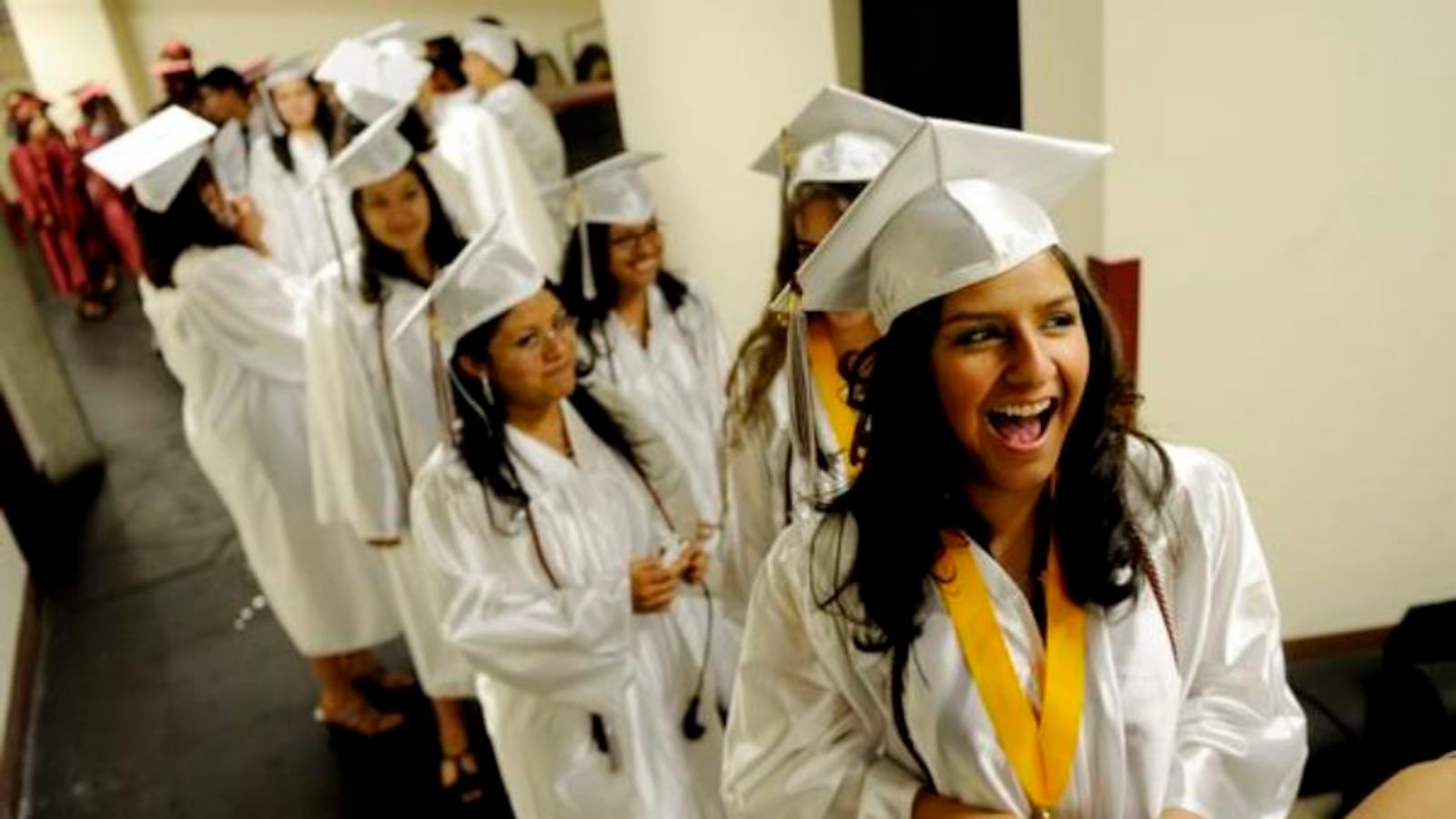 A 2010 graduation ceremony of Denver's Bruce Randolph School (Hyoung Chang/ The Denver Post).