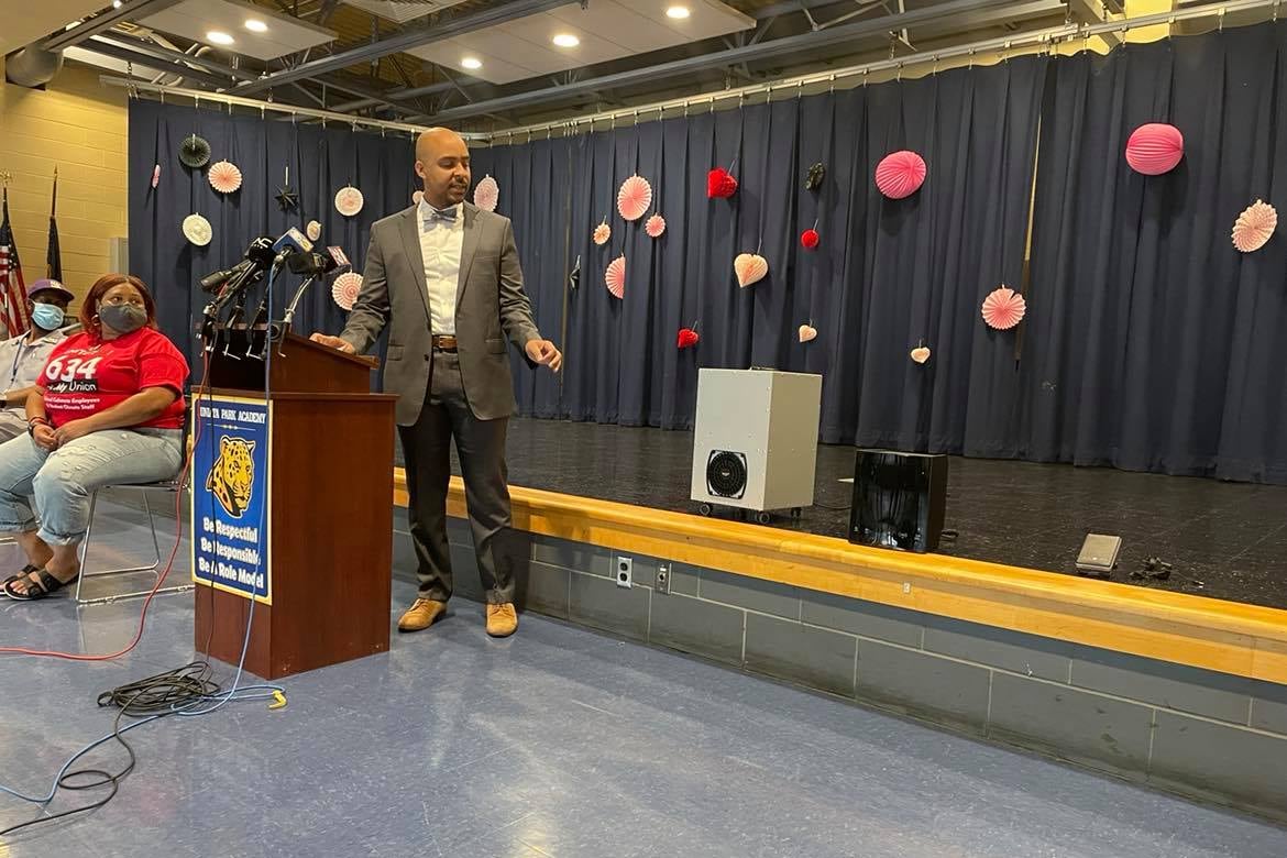 School District of Philadelphia Chief Operating Officer Reggie McNeil