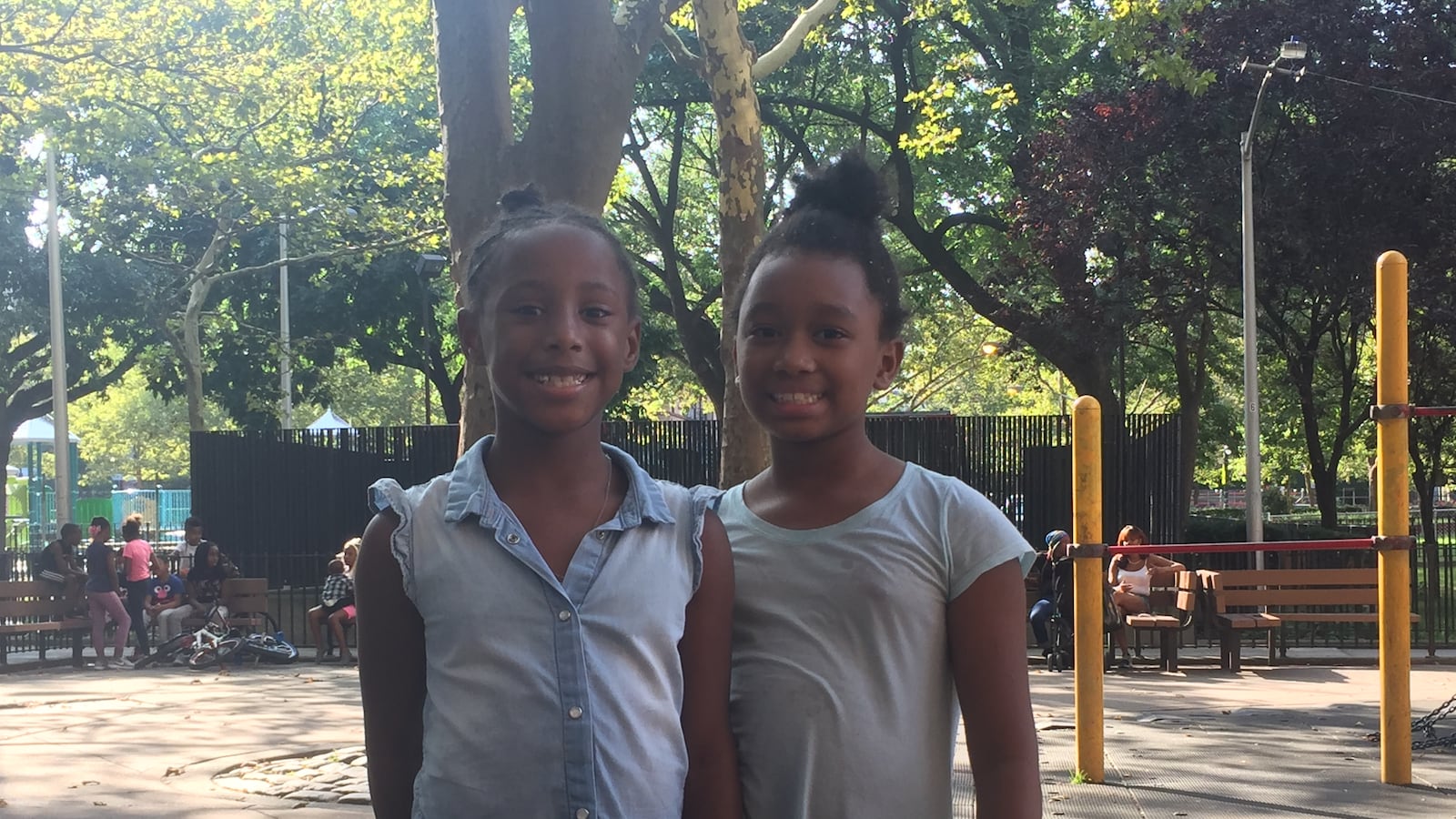 Wynter Johnson and Serenity Ally, two third-grade students at Success Academy Harlem 2