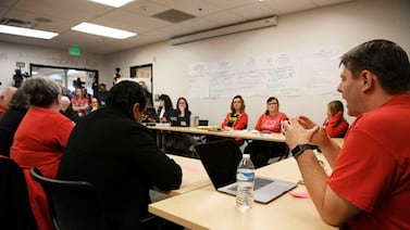 Denver district, union to start negotiations Thursday on freezing some teacher raises