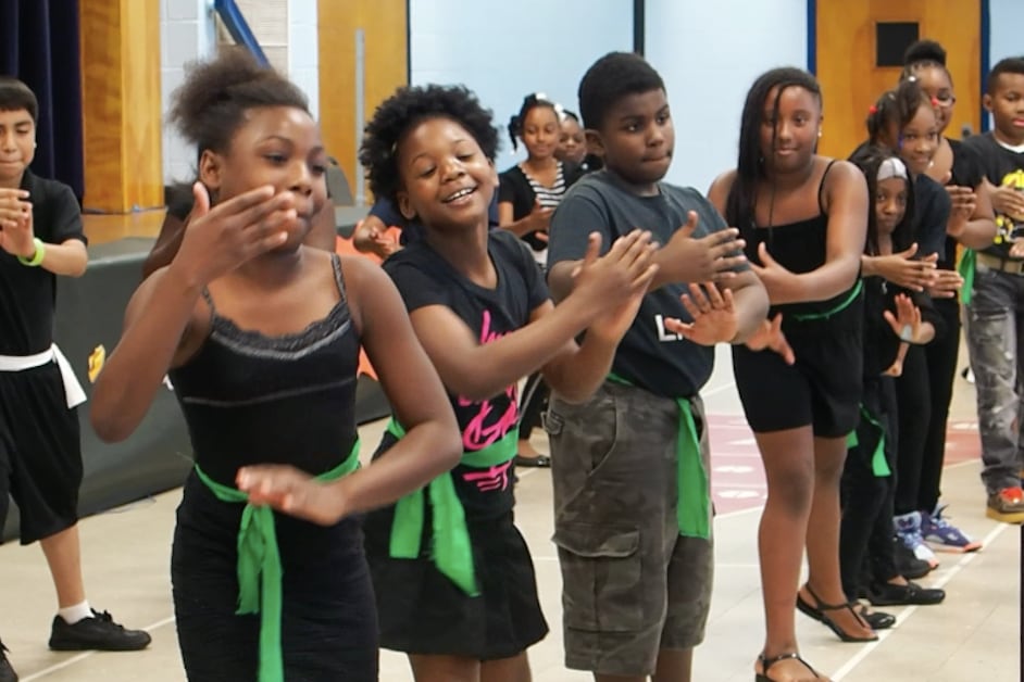 Students demonstrate ancient Chinese martial arts during a showcase for parents at the end of Shelby County Schools’ 2017 summer learning academy at Alcy Elementary School.