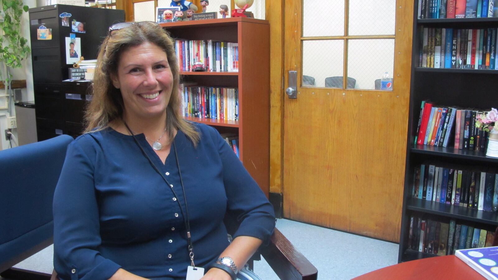 Automotive High School Principal Caterina Lafergola. (Photo by Geoff Decker)