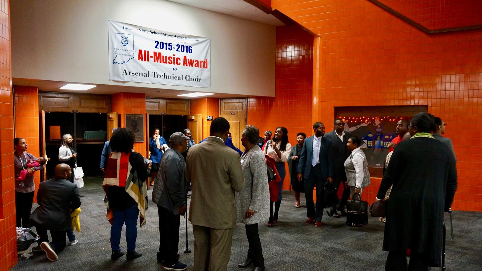 Democratic Mayor Joe Hogsett debated his challenger Republican Sen. Jim Merritt at Arsenal Technical High School.